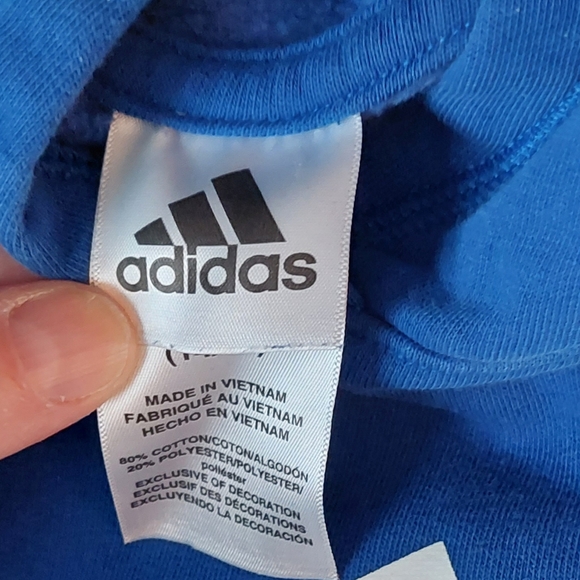 ADIDAS Colorblock 3 Stripe Hoodie - Picture 5 of 9